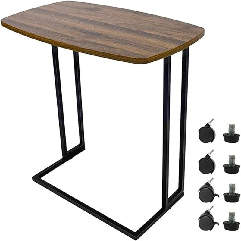 Table d'appoint en bois avec plateau anti-rayures