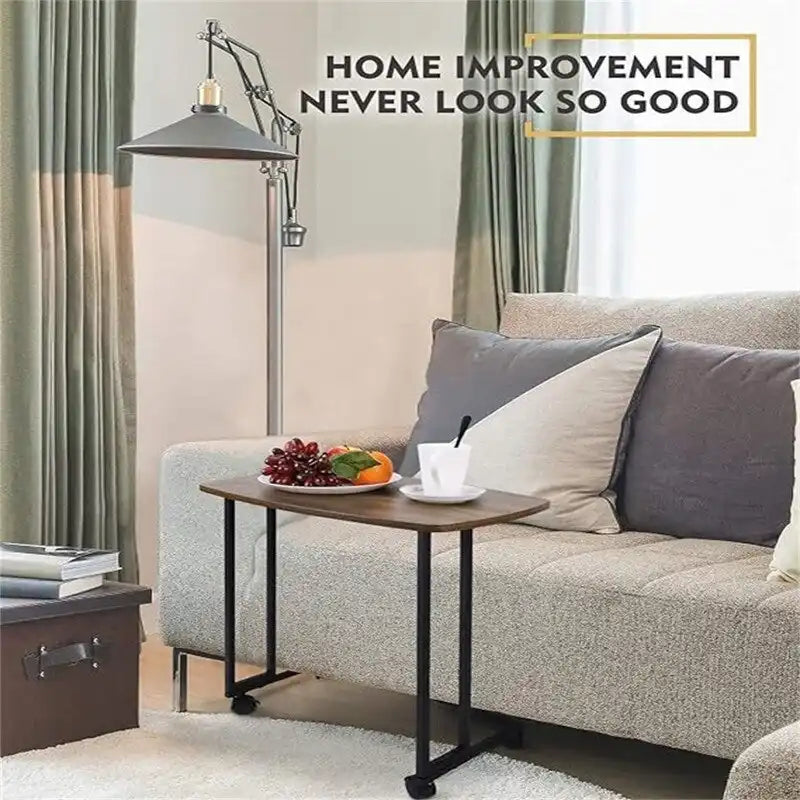 Table d'appoint en bois avec plateau anti-rayures