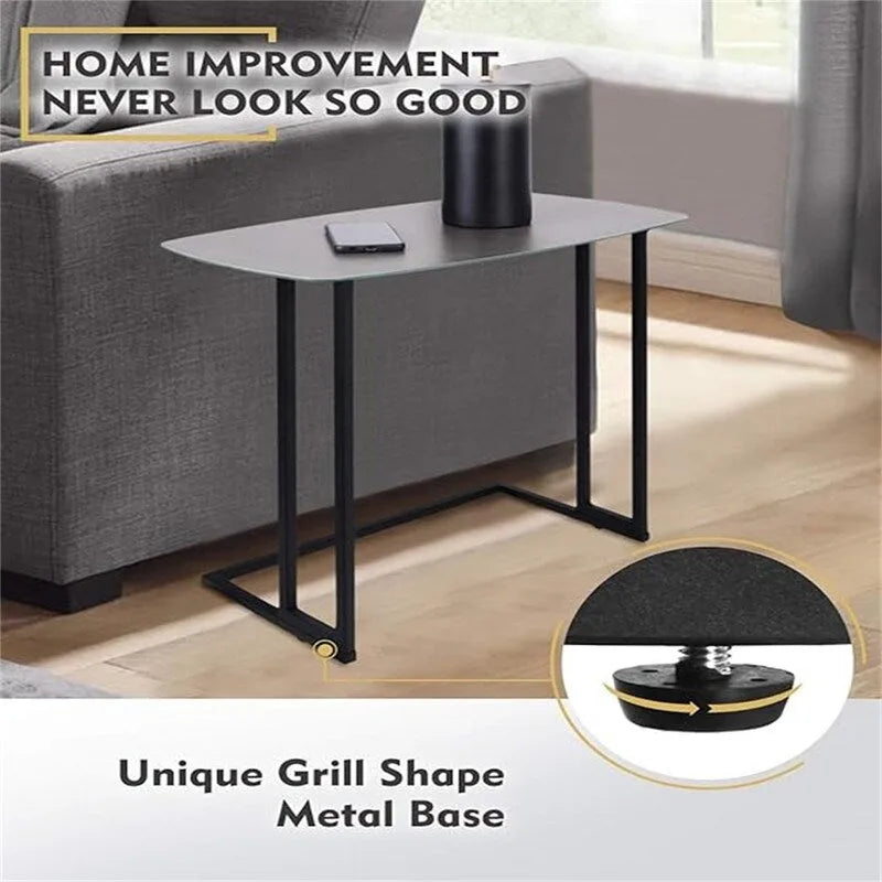Table d'appoint en bois avec plateau anti-rayures