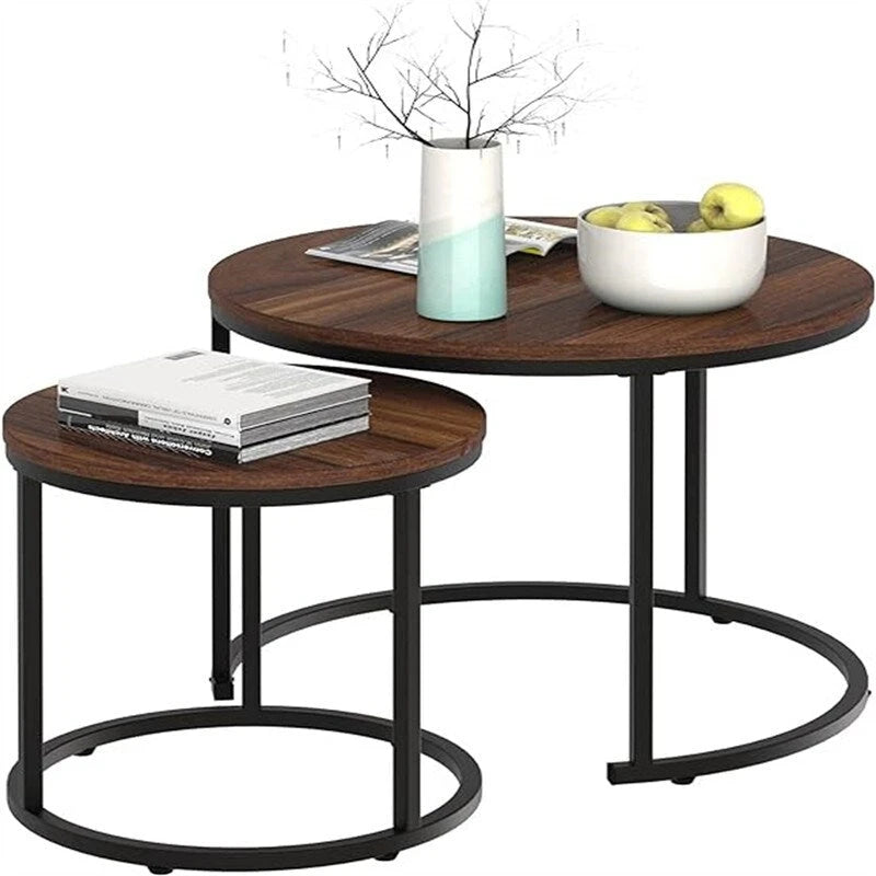 Table basse gigogne rustique