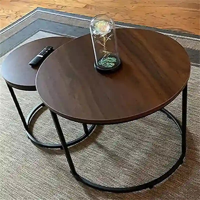 Table basse gigogne rustique