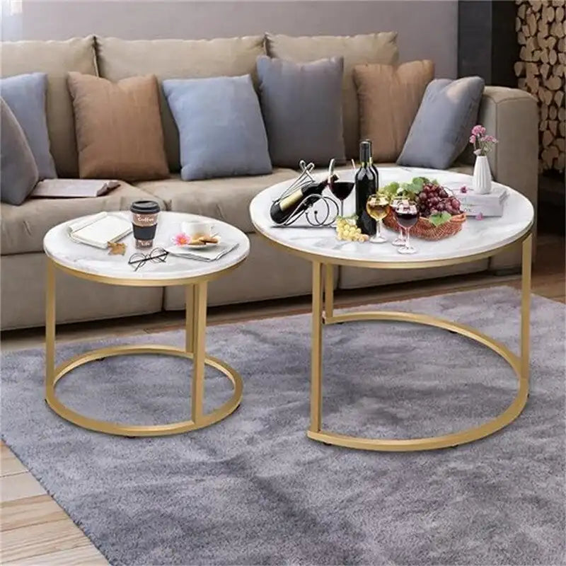 Table basse gigogne rustique