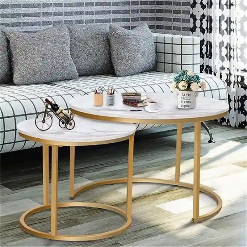 Table basse gigogne rustique