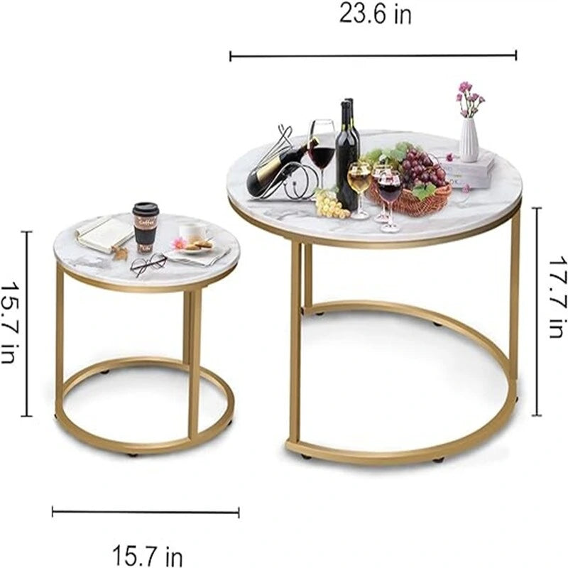 Table basse gigogne rustique
