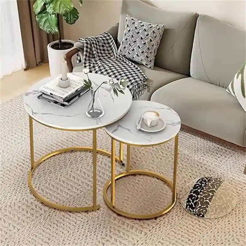 Table basse gigogne rustique