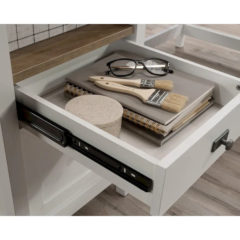 Bureau d'angle Cottage Road blanc A2