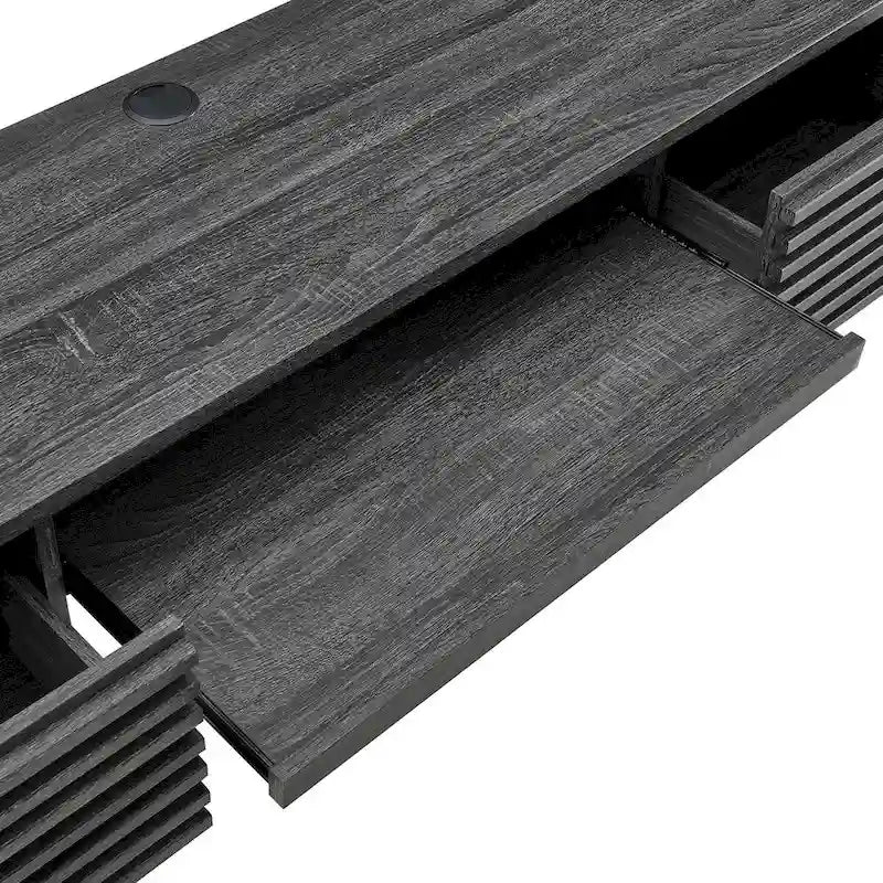 Support mural en bois pour bureau