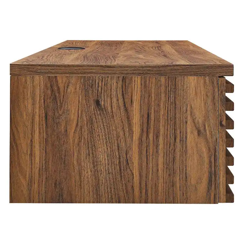 Support mural en bois pour bureau