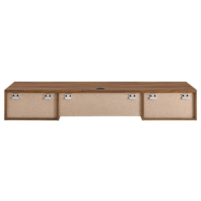 Support mural en bois pour bureau