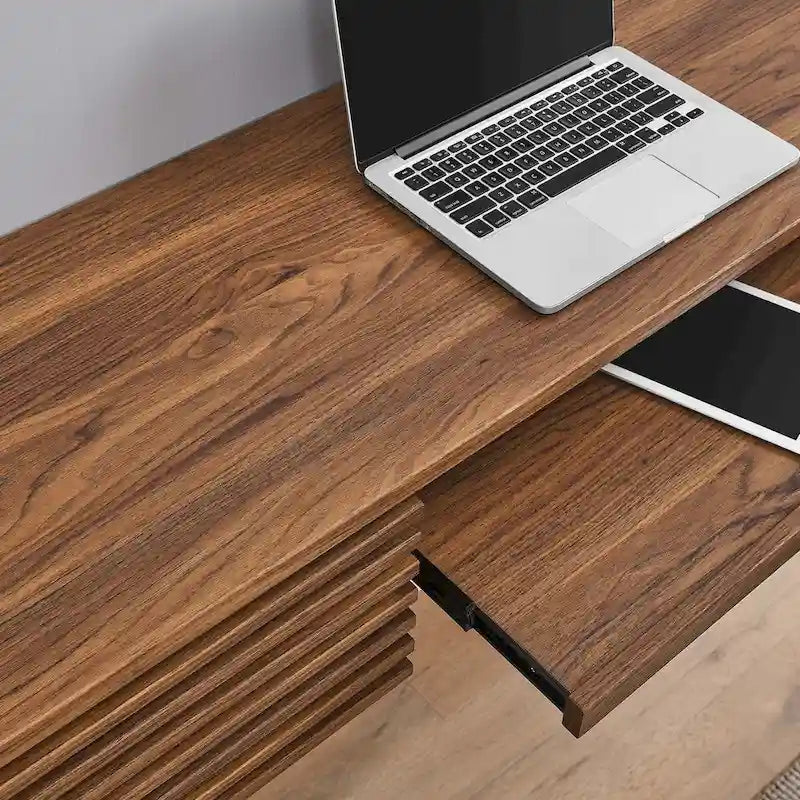 Support mural en bois pour bureau