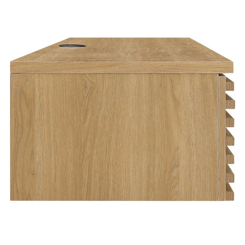 Support mural en bois pour bureau