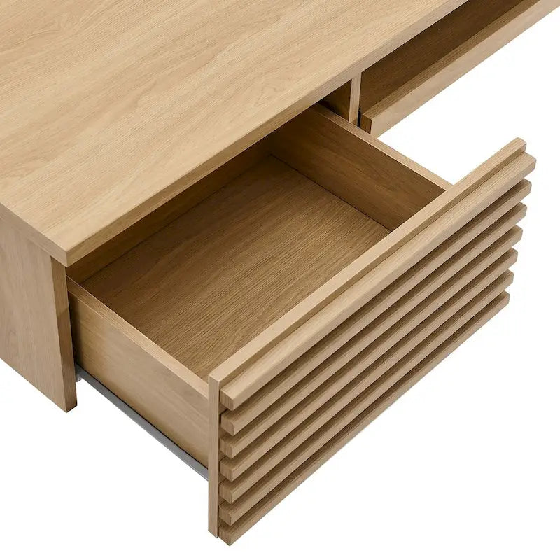 Support mural en bois pour bureau