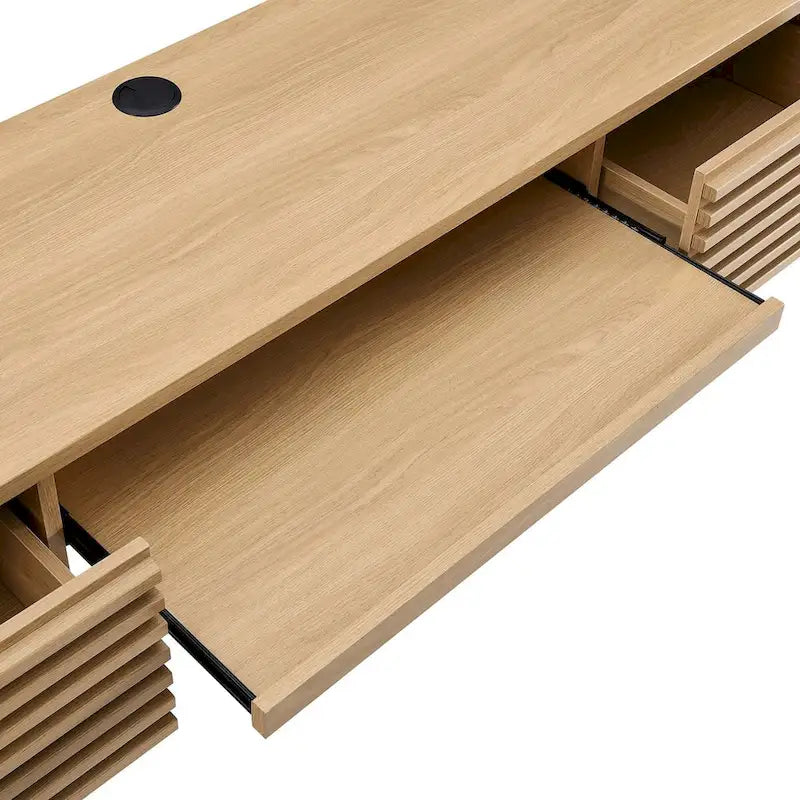 Support mural en bois pour bureau