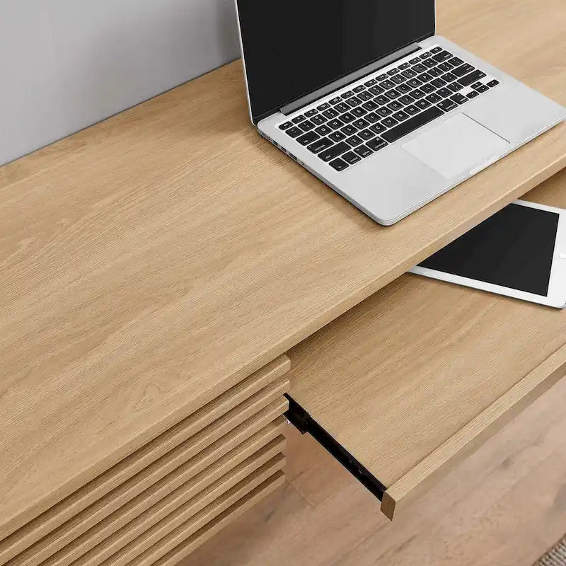Support mural en bois pour bureau