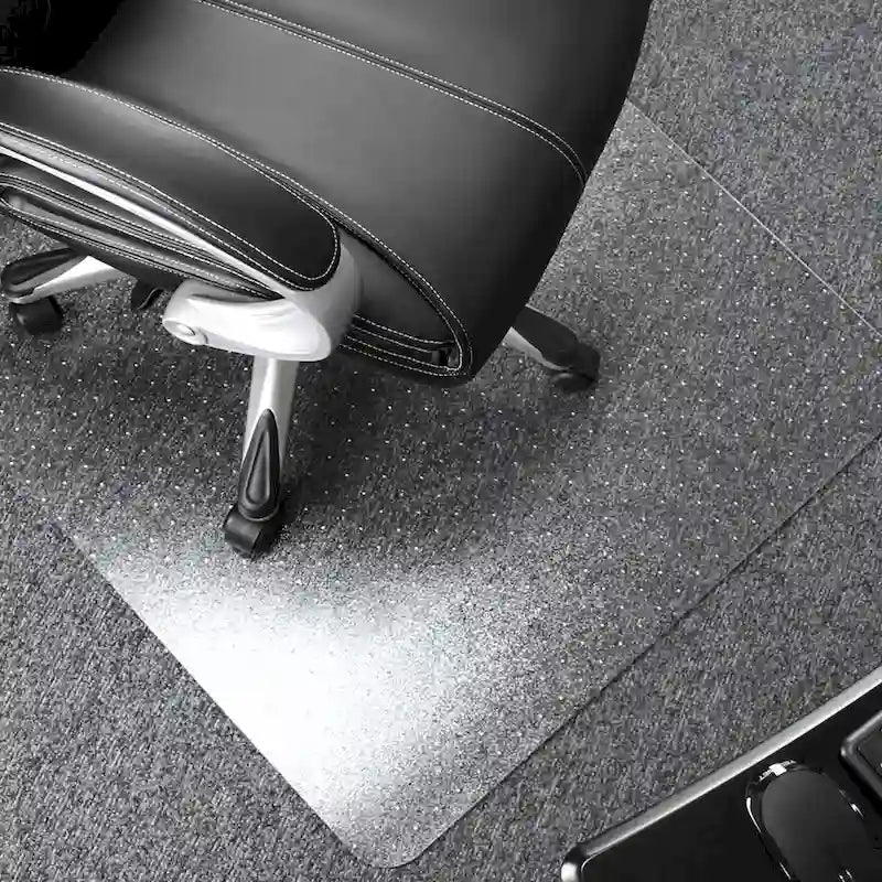 Tapis de protection de sol rectangulaire en polycarbonate Valuemat Plus pour moquettes à poils courts - 48 x 60