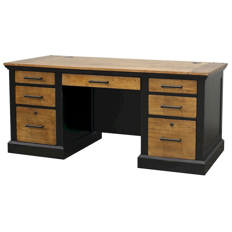 Bureau de direction Toulouse, Table d'écriture, Bureau d'ordinateur, Noir