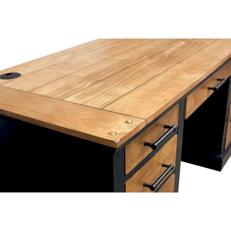Bureau de direction Toulouse, Table d'écriture, Bureau d'ordinateur, Noir