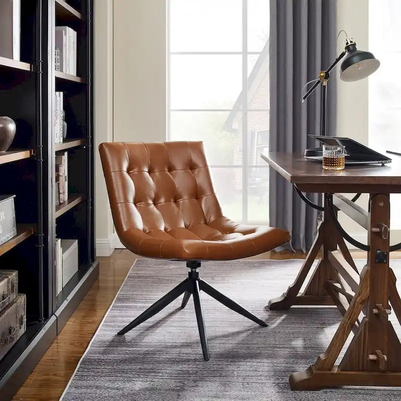 Chaise de bureau pivotante Art Leon