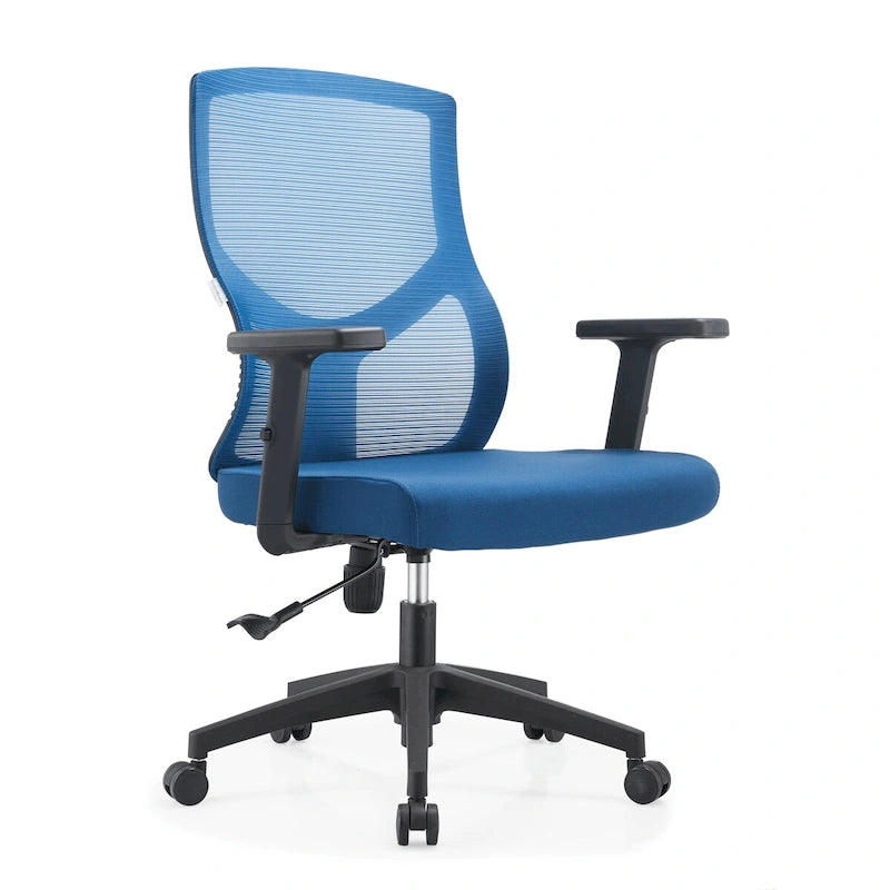 Chaise de bureau mi-dossier Glen avec hauteur, pivot et inclinaison réglables par LeisureMod