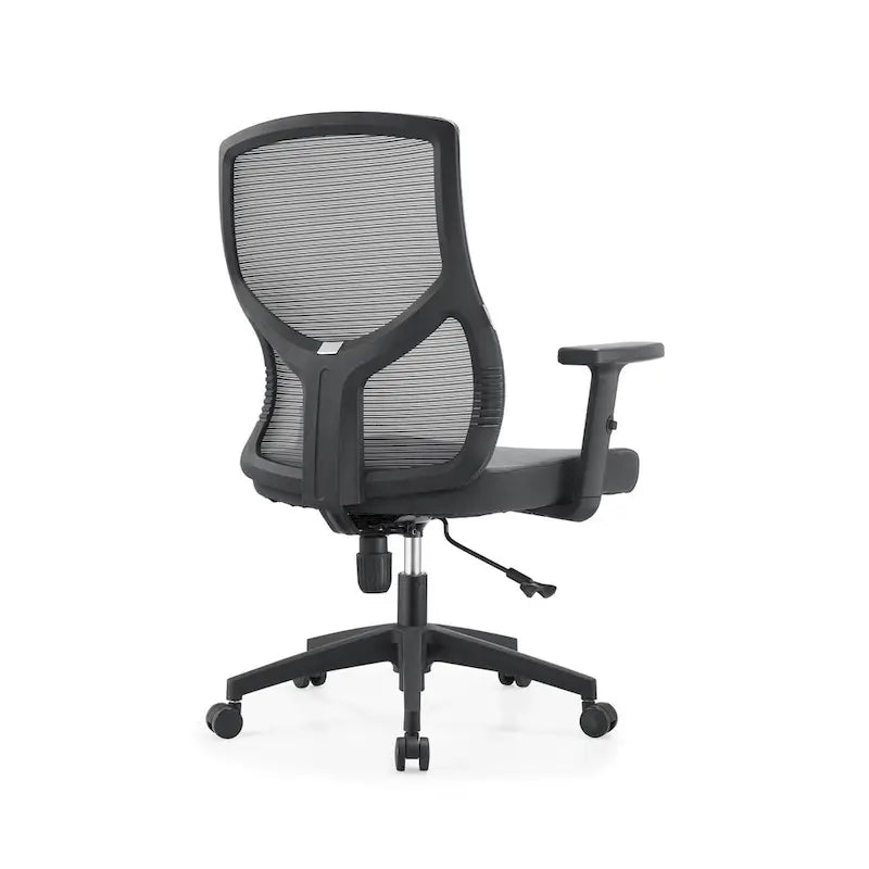 Chaise de bureau mi-dossier Glen avec hauteur, pivot et inclinaison réglables par LeisureMod