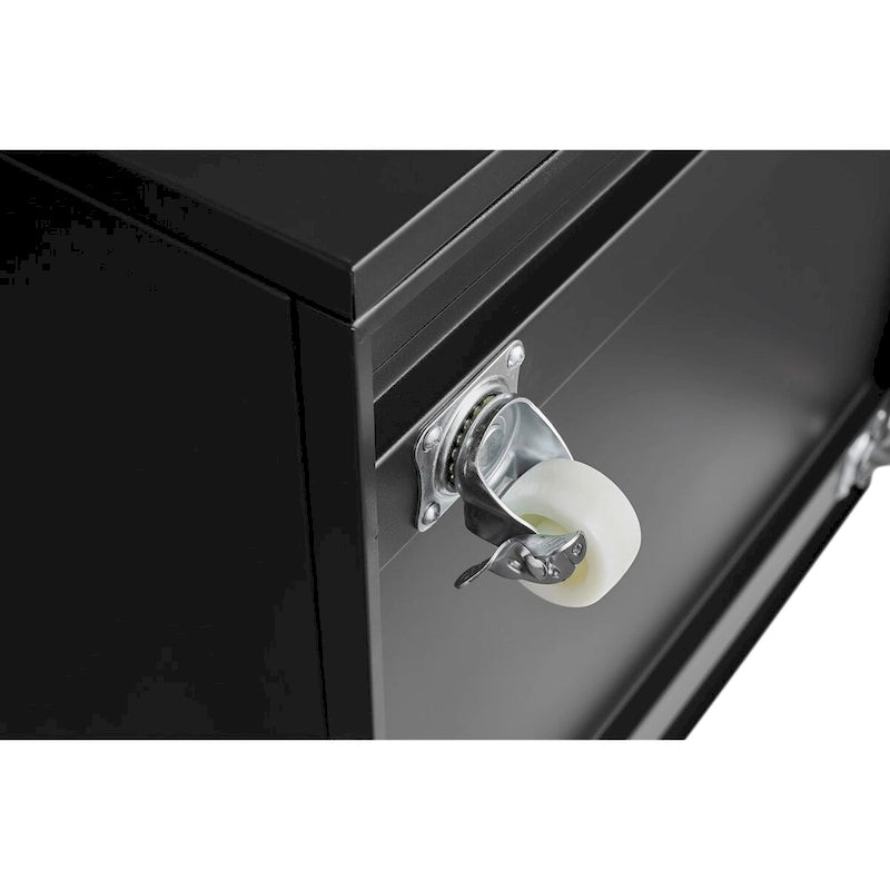 Meuble de bureau Armoire de photocopieuse Meuble pour photocopieuse à 2 portes en acier Caisson à tiroirs mobile Support d'imprimante