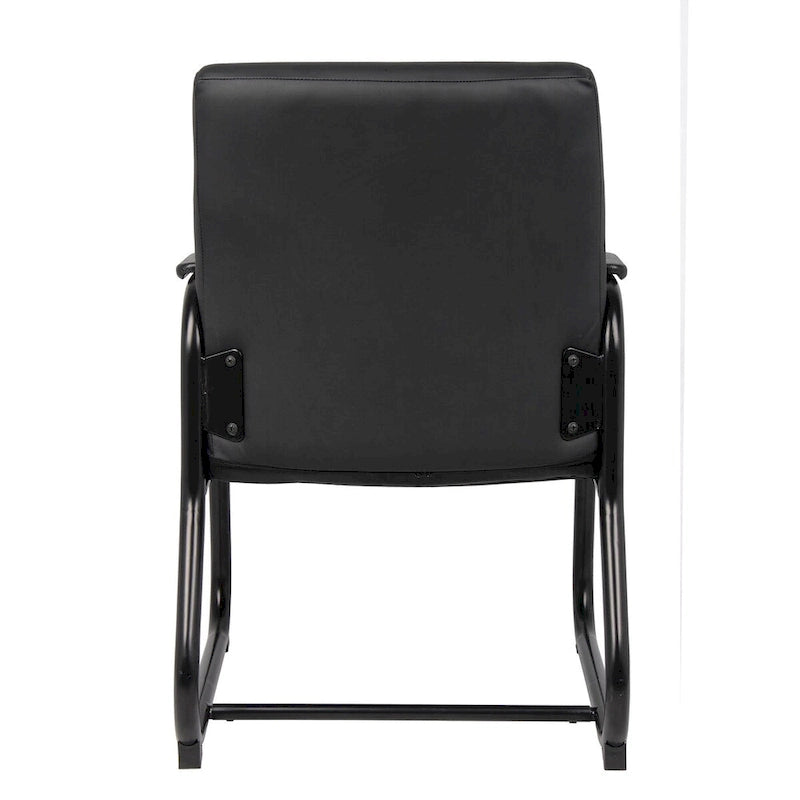 Chaise visiteur exécutive en vinyle antimicrobien Boss
