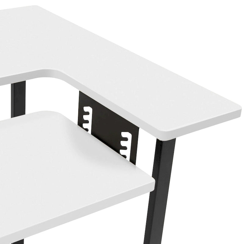 Table de couture pivotante Sew Ready avec panneau de rangement et plateforme réglable