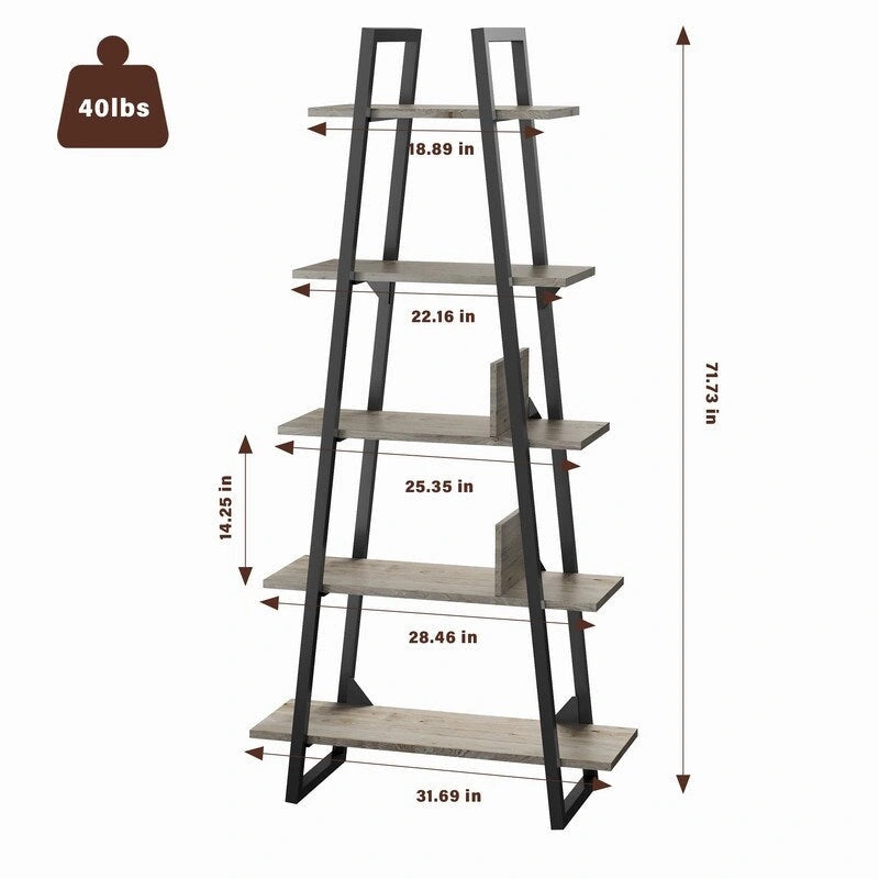 Étagère en carton trapézoïdale