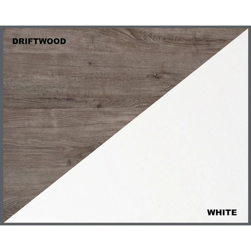 Meuble de classement vertical 2 portes blanc Saint Birch Finley avec rangement dissimulé