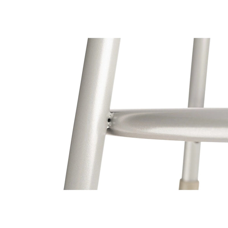 Tabouret en acier rembourré de vinyle ultra-robuste NPS 24, gris