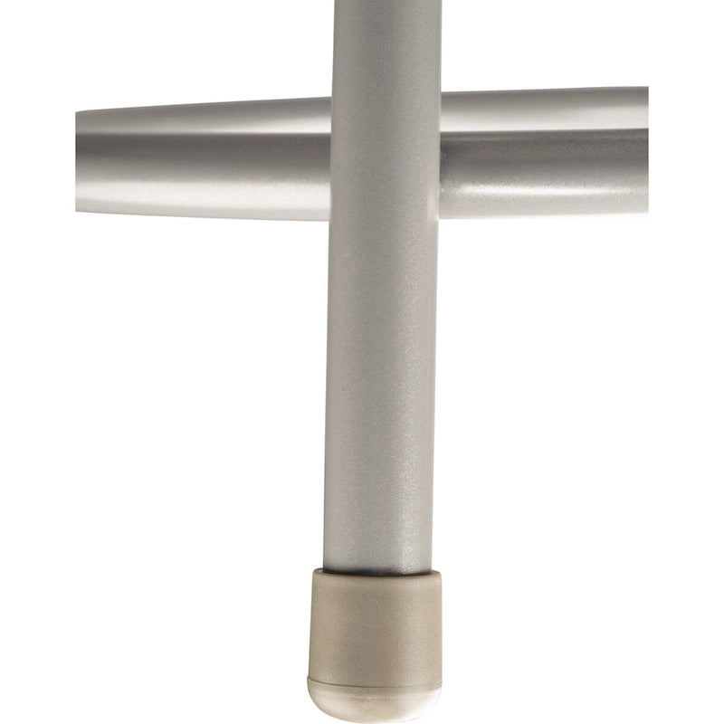 Tabouret en acier rembourré de vinyle ultra-robuste NPS 24, gris