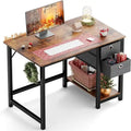 Bureau d'ordinateur avec tiroirs