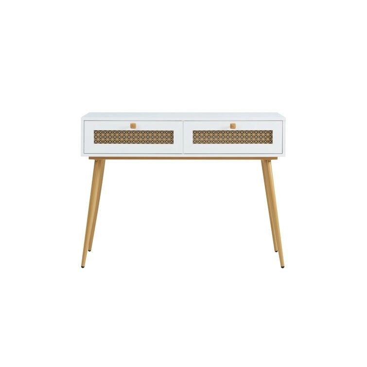 Console d'entrée à 2 tiroirs en bois de 41,9 po