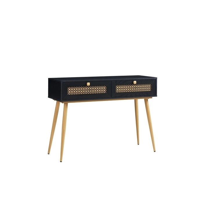 Console d'entrée à 2 tiroirs en bois de 41,9 po