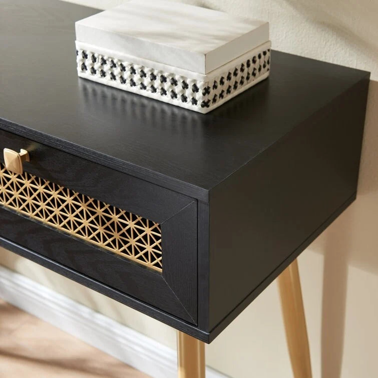 Console d'entrée à 2 tiroirs en bois de 41,9 po