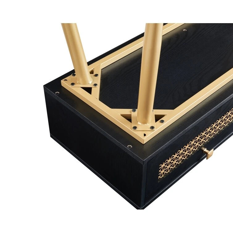 Console d'entrée à 2 tiroirs en bois de 41,9 po