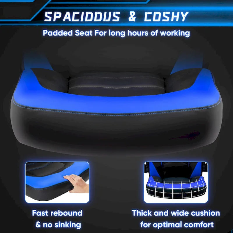 Chaise de bureau ergonomique avec support lombaire réglable en hauteur et accoudoirs relevables