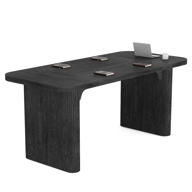 Table de réunion de conférence rectangulaire en bois de 1,5 m - Bureau de direction