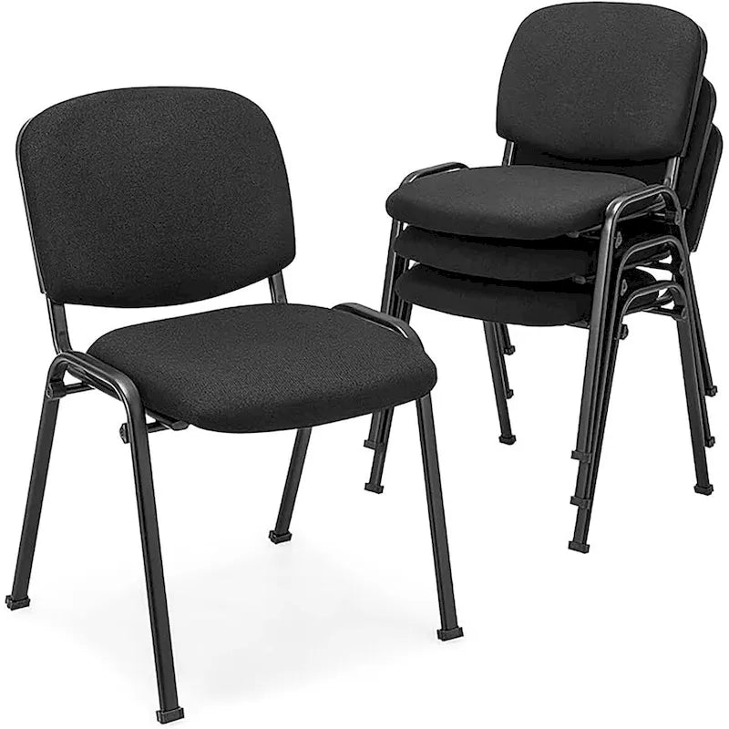 Ensemble de chaises de conférence pour salle de réunion avec cadre en métal et dossier rembourré