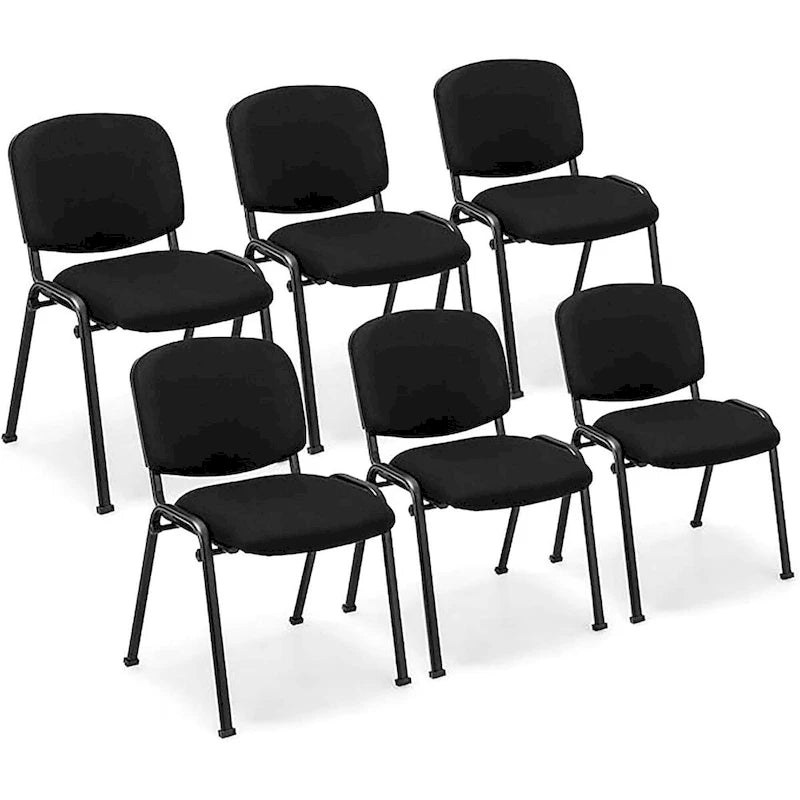 Ensemble de chaises de conférence pour salle de réunion avec cadre en métal et dossier rembourré