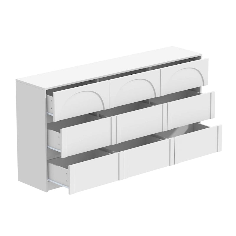 Meuble de Rangement Polyvalent Blanc - Idéal pour la Chambre, la Cuisine et le Salon