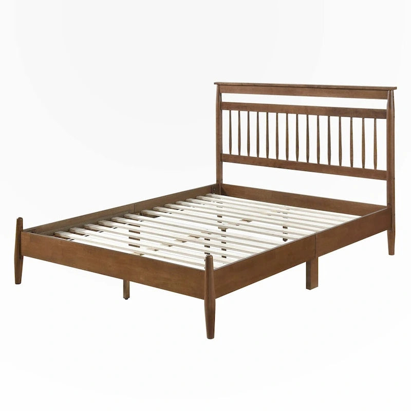 Lit plateforme California King de style transitionnel