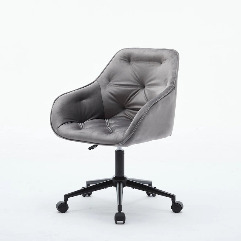 Chaise de bureau en velours