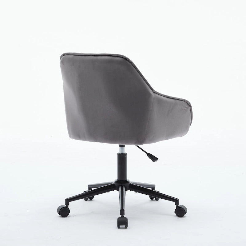 Chaise de bureau en velours