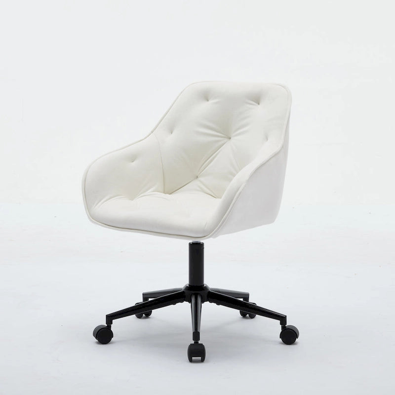 Chaise de bureau en velours