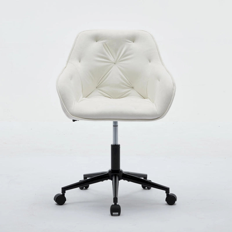 Chaise de bureau en velours