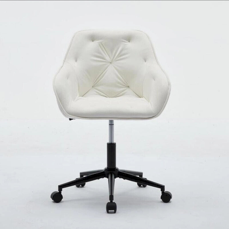 Chaise de bureau en velours