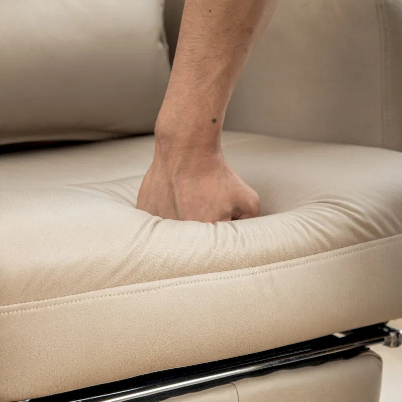Fauteuil de bureau en cuir pivotant