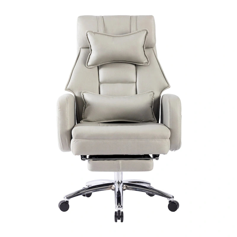 Fauteuil de bureau en cuir pivotant
