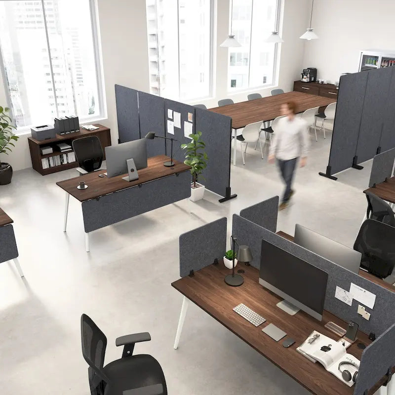 Bush Business Furniture Écran d'intimité autoportant 24 l. x 55 H.